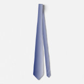 Moderne Ombre Blau Wit Gradiënt Stropdas (Voorkant)