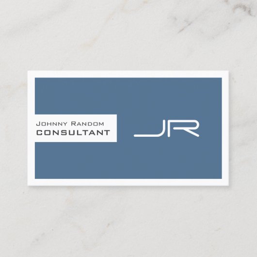 Moderne omgezette ruimte met logo- en QR-code Visitekaartje (Voorkant)