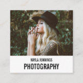 Moderne onderdrukking | Fotograaf Vierkante Visitekaartje (Voorkant)