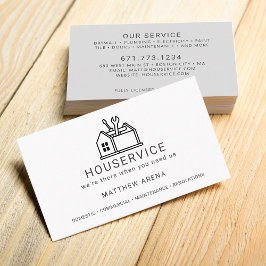 Moderne Onderhoudsdienst voor Aannemers Visitekaartje