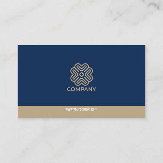 Moderne ondernemer, CEO & oprichter Visitekaartje (Achterkant)