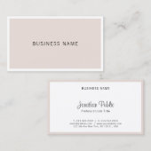 Moderne onderneming Elegant Cool Simple Firmblin Visitekaartje (Voorkant / Achterkant)