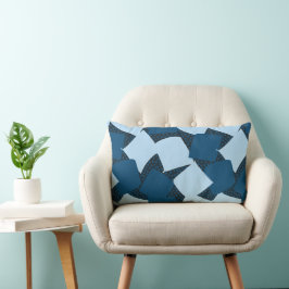 Moderne Ondersteuning: Abstracte Geometrische Midd Kussen