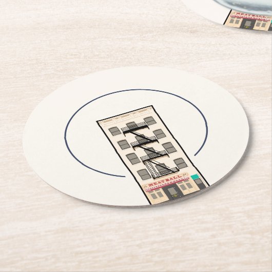 Moderne Onderzetter Drink architectuur architectuu (Gebogen)