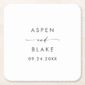 Moderne Onderzetter voor weddenschap tussen script (Voorkant)