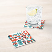 Moderne Onderzetters uit het midden van de eeuw (Insitu)