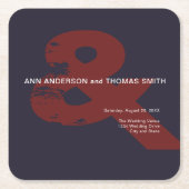 Moderne Onderzetters voor ampersand-weddenschap (Voorkant)