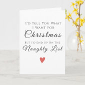 Moderne ondeugende lijst Kerstkaart Kaart (Gele Bloem)