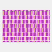 Moderne Onregelmatige Rechthoeken Verpakkende Docu Inpakpapier Vel (Voorkant 2)