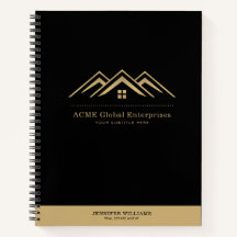 Moderne onroerend goed promotionele makelaar Logo