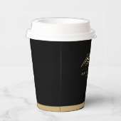 Moderne onroerend goed promotionele makelaar Logo Papieren Bekers (Rechts)