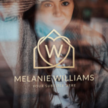 Moderne onroerend goed promotionele makelaar Logo