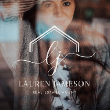 Moderne onroerend goed promotionele makelaar Logo