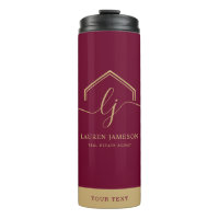 Moderne onroerend goed promotionele makelaar Logo