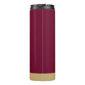 Moderne onroerend goed promotionele makelaar Logo Thermosbeker (Achterkant)