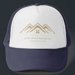 Moderne onroerend goed promotionele makelaar Logo Trucker Pet<br><div class="desc">Verhoog uw onroerend goed merk met Premium promotionele artikelen! Zorg ervoor dat uw klanten jouw naam nooit vergeten met gepersonaliseerde Trucker Hat. Perfect voor het noteren van eigendomsgegevens en contactgegevens, deze notitieblokken houden u op de hoogte van geest. Maak een statement van professionaliteit met custom-branded items. Maak indruk op klanten...</div>