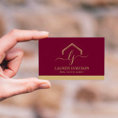 Moderne onroerend goed promotionele makelaar Logo  Visitekaartje