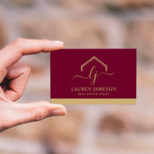 Moderne onroerend goed promotionele makelaar Logo