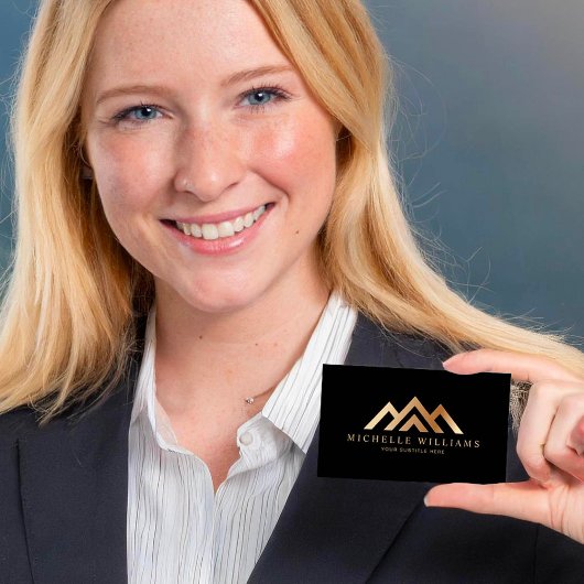 Moderne onroerend goed promotionele makelaar Logo  Visitekaartje