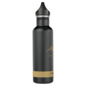 Moderne onroerend goed promotionele makelaar Logo Waterfles (Links)