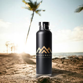 Moderne onroerend goed promotionele makelaar Logo Waterfles