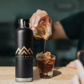 Moderne onroerend goed promotionele makelaar Logo Waterfles