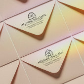 Moderne onroerend goed promotionele makelaar Logo Zelfinktende Stempel