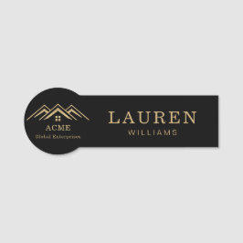 Moderne onroerend goed promotionele makelaar naamplaatje