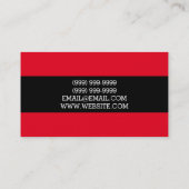 Moderne onroerend goed voor onroerend goed Agent B Visitekaartje (Achterkant)