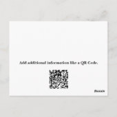 Moderne onroerendgoedmakelaar aangepaste briefkaar briefkaart (Achterkant)