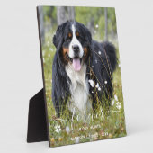 Moderne Onsterfelijk In Onze Harten Huisdier Herde Fotoplaat (Zijkant)