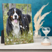 Moderne Onsterfelijk In Onze Harten Huisdier Herde Fotoplaat (Zijkant)