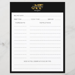 Moderne ontvangst met zwart-wit en gouden monogram