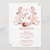  moderne ontvangstindeling kaart (Voorkant / Achterkant)