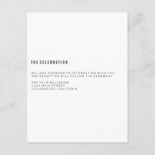 Moderne Ontvkaart Informatiekaartje (Achterkant)