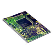 Moderne ontwerp voor printplaten voeg naam toe Gee Notitieboek (Rechterzijde)