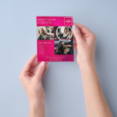 Moderne ontwerp voor schoonheidsmerk voor professi flyer (Hand)