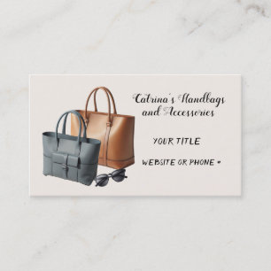 Moderne ontwerper handtas accessoires visitekaartj visitekaartje