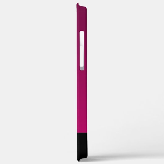 Moderne ontwerpopmonogram verloop Paars patroon Case-Mate iPhone Case (Achterkant / Links)