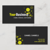 Moderne ontwerpsoftware voor bedrijfsbeheer visitekaartje (Voorkant / Achterkant)