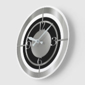 Moderne ontwerpwandklok grote klok (Hoek)