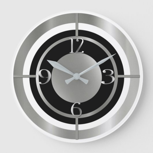 Moderne ontwerpwandklok grote klok (Voorkant)