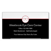 Moderne Oogheelkundige Magnetische Visitekaartjes Magnetisch Visitekaartje (Voorkant)