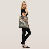 Moderne Oogverblindende Camo Carryall Tote Bag (Op model)