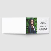 Moderne, op begrafenis aangepaste foto voor altijd gastenboek (Volledig)