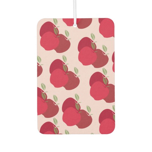 Moderne op fruit geïnspireerde appel luchtverfrisser (Voorkant)