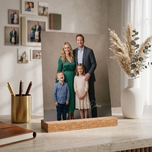 Moderne op maat gemaakte acryl fotodisplay bord