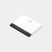 Moderne op maat gemaakte bedrijfslogo promotie post-it® notes (Schuin)