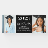 Moderne op maat gemaakte diploma banner (Horizontaal)