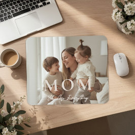 Moderne op maat gemaakte fotomoeder muismat